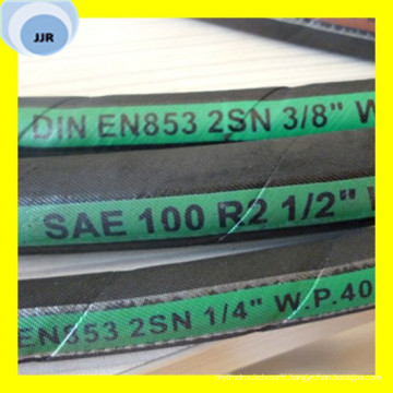 Premium Quality Wire Braid Hydraulic Hose SAE 100 R2 at/DIN En 853 2sn